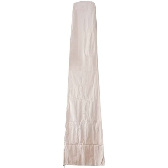 Schutzhülle 370cm Für 5x5m Xxl-marktschirm Hhg 383, Abdeckhülle Cover Mit Reißverschluss Creme