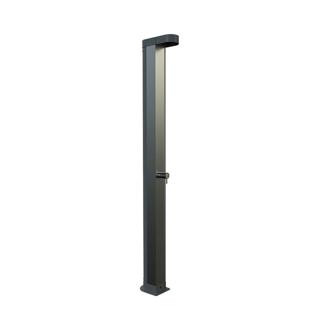 Suinga - Solar-engeldusche Aus Grauem Aluminium