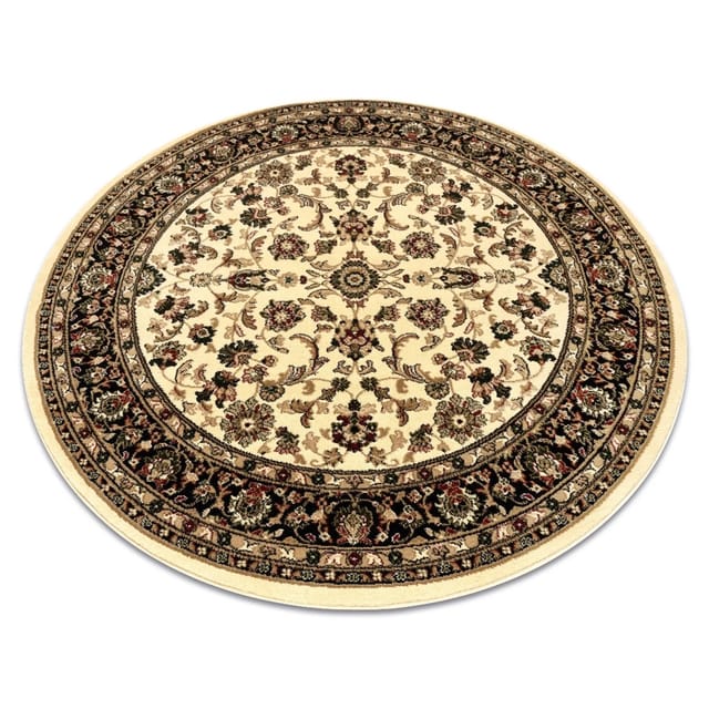 Teppich Royal Adr Kreis Modell 1745 Karamell Beige Rund 150 Cm