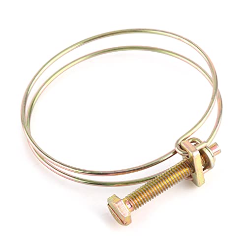 Verstellbare Doppelschlauchschelle Für Wasserleitungen, 10 Stück, Verzinkte Schelle/halter Für Sanitärinstallationen, Rohrschellen (64 Mm (59-64)) -