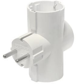 Adapter 3 Schukosteckdosen 3500w 16a/250vac White 36.053/1