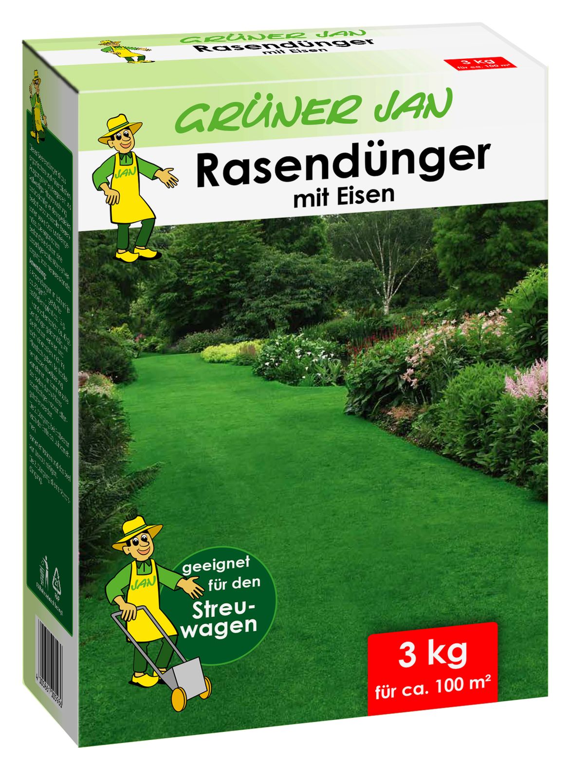 Buri - Grüner Jan Rasendünger Für Ca. 100m²