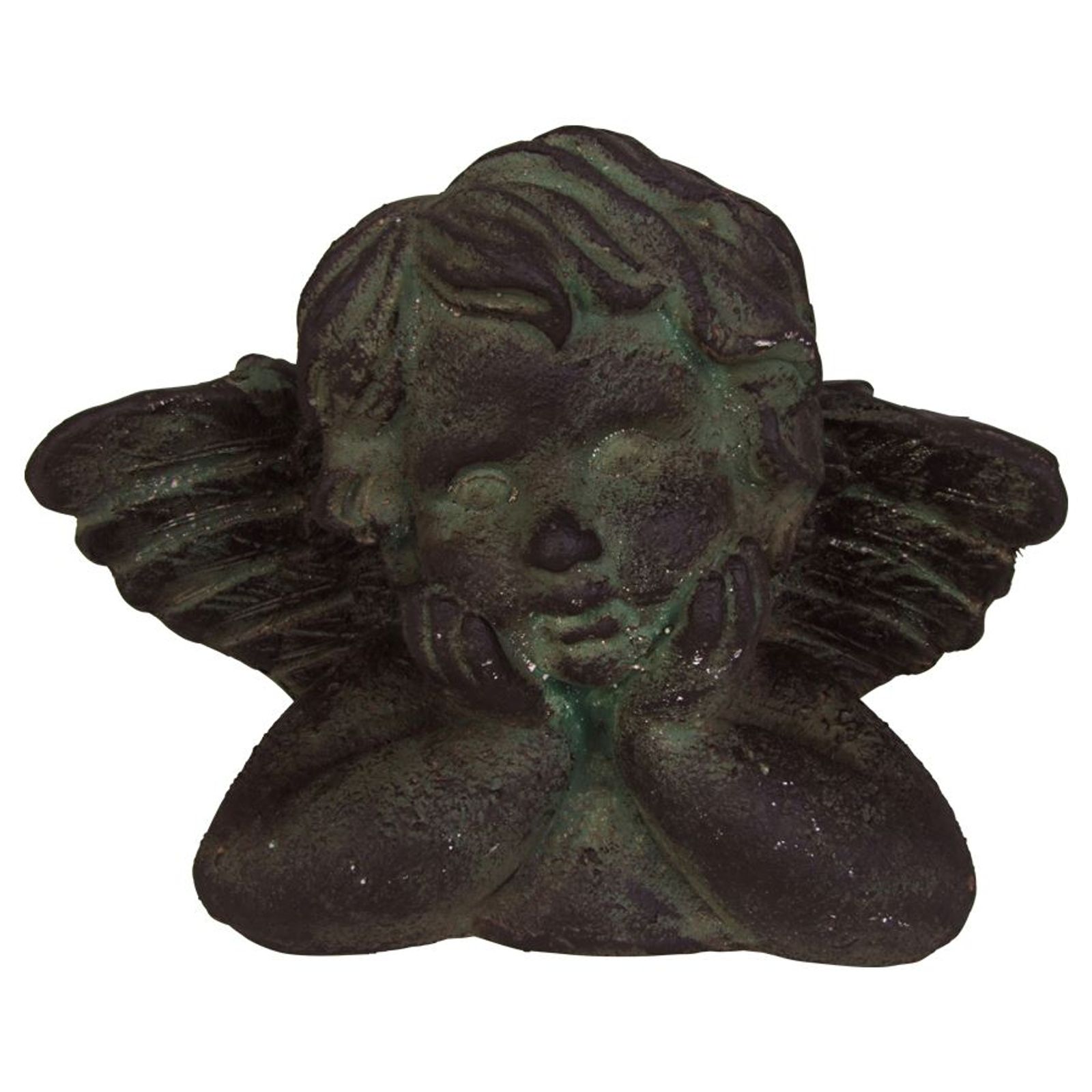 Dekofigur Engel 36x26,5x21cm Engelsfigur Gartendeko Figur Garten Grabschmuck
