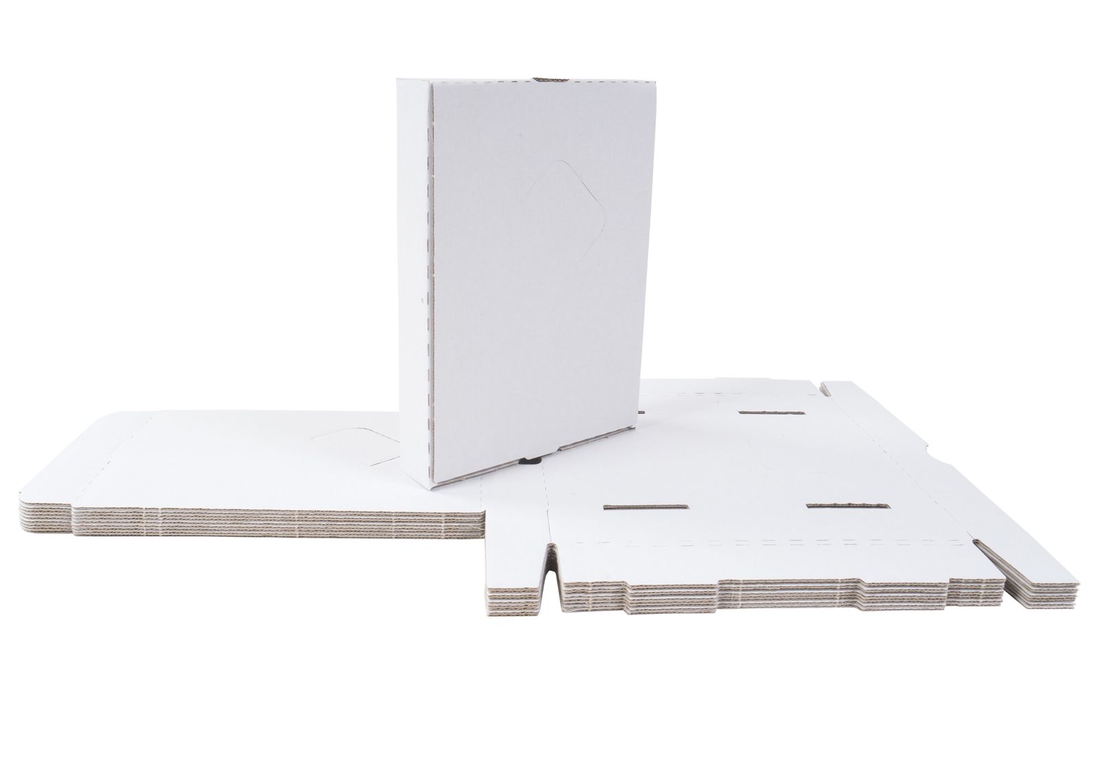 Buri - 10 Kartons 185x135x35 Versandkarton Faltkarton Großbrief Pappkarton Warensendung