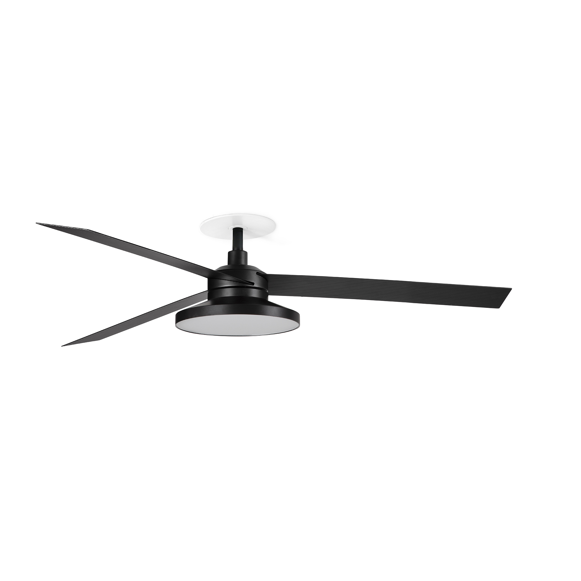 Cruiser Recessed Tak L Ventilatore Nero 3000k
