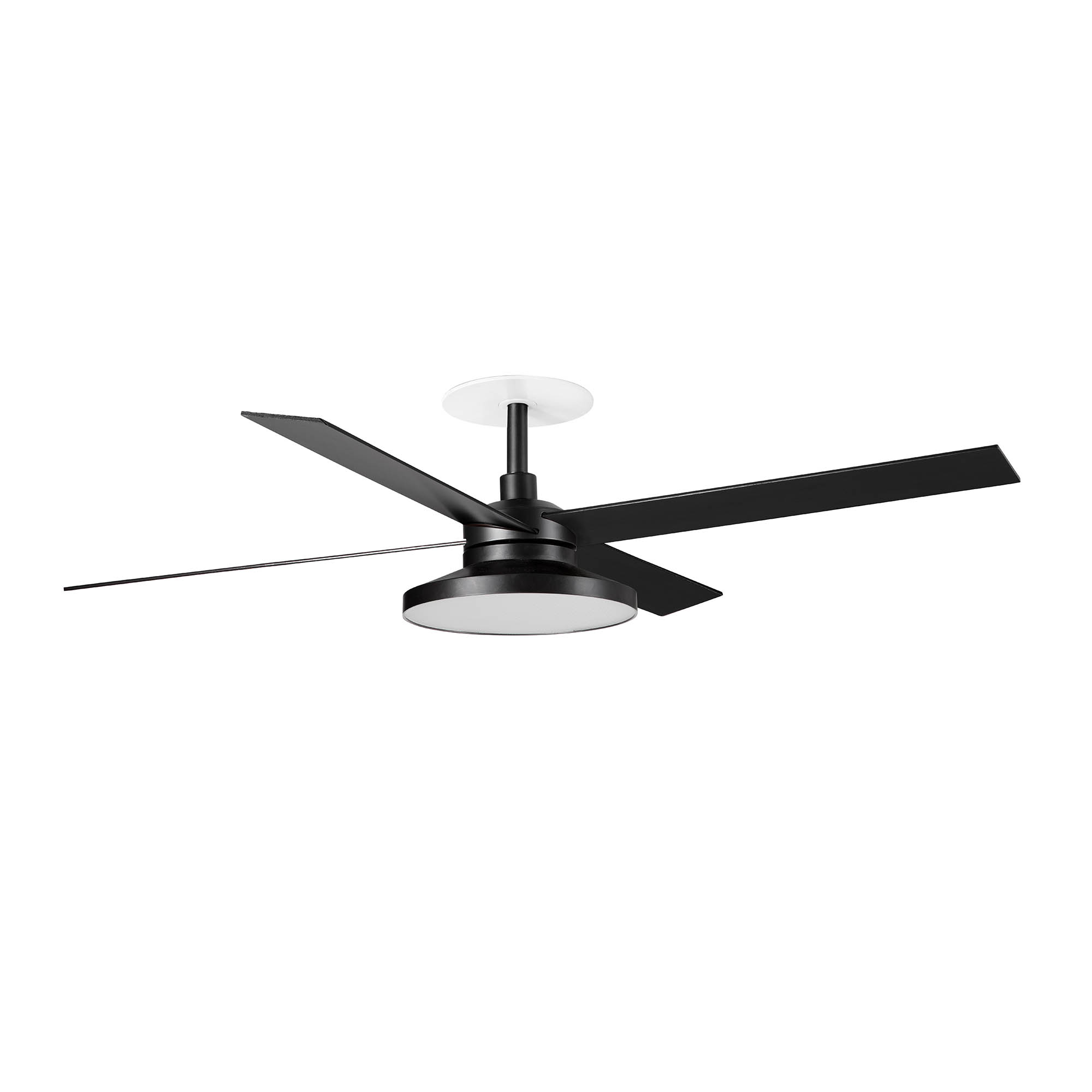 Rudder Recessed Tak 4 L Ventilatore Nero/noce 3000k