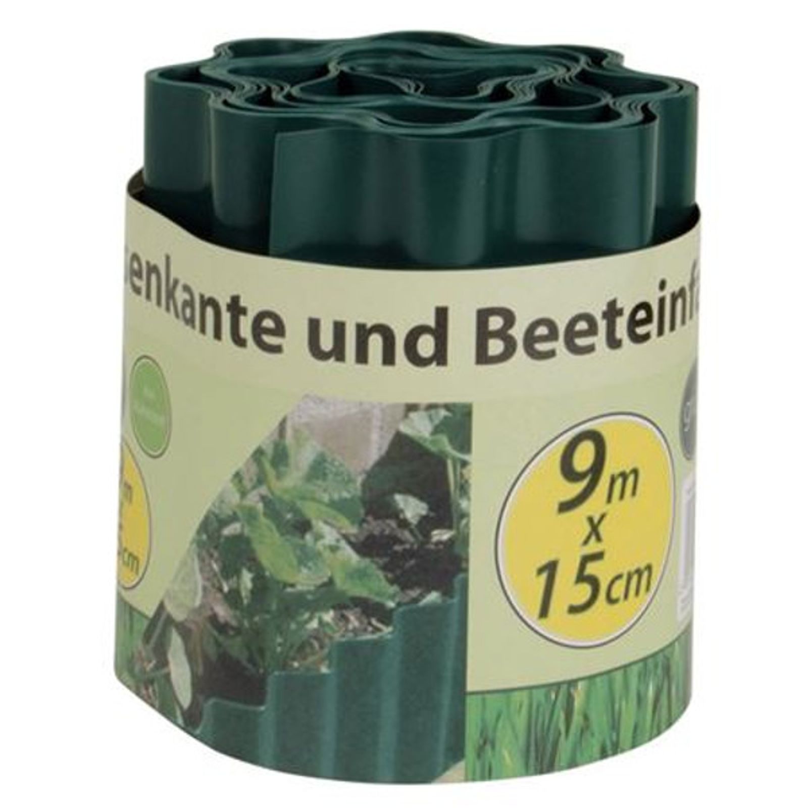 Grüner Jan - Rasenkante 9m Beetumrandung Beeteinfassung Rasenabgrenzung Mähkante Palisade