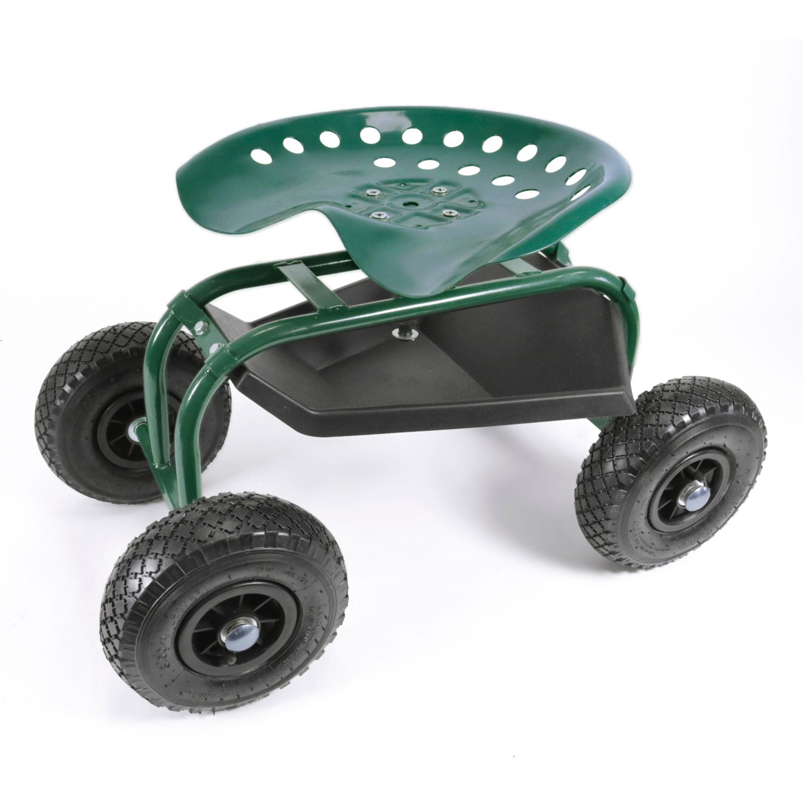 Grüner Jan - Gartensitz Fahrbar Gartenhocker Arbeitshocker Gartenwagen Gartenhelfer Rollwagen