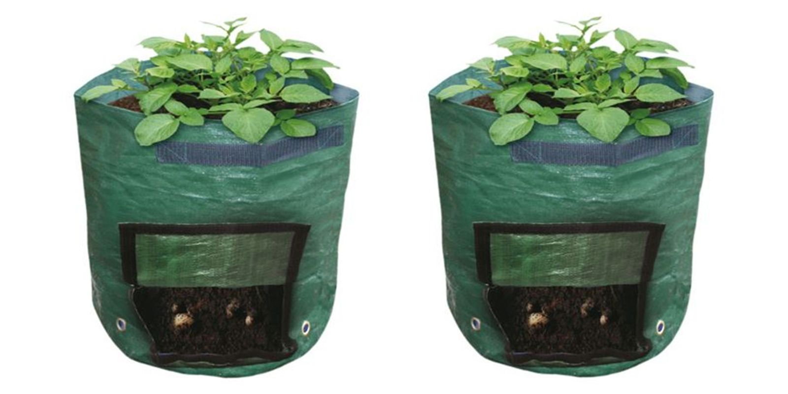 2x Kartoffel-pflanzsäcke Pflanzbeutel Pflanztasche Balkonkasten Pflanzkasten