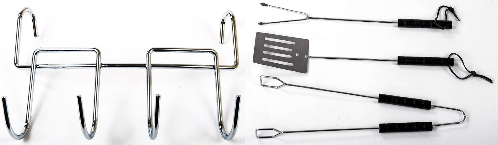 Landmann - Grill-komplettset Grillbesteck Grillzubehör Grillzange Grillgabel Grillwender