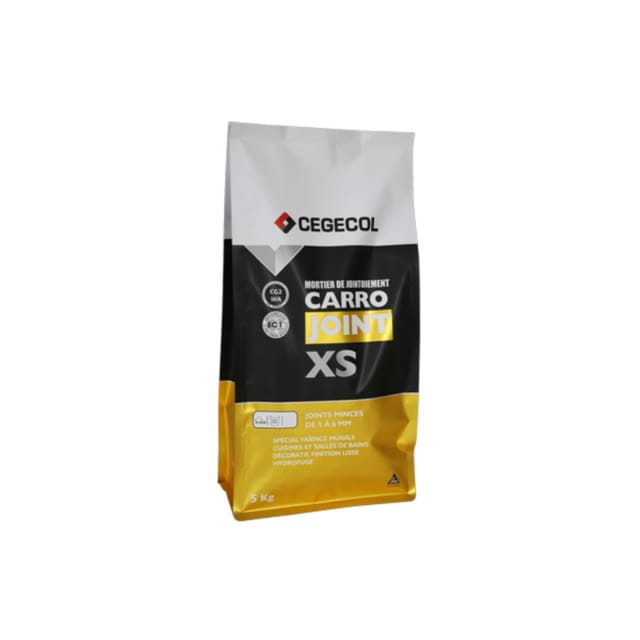 Cegecol - Carrojoint Xs Fugenmörtel - Weiß - Feine Fugen - 5kg - 582586