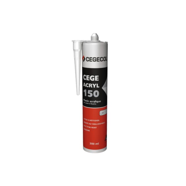Cege Acryl 150 Acryl-spachtelmasse - Weiß - 300ml - 610664 - Cegecol