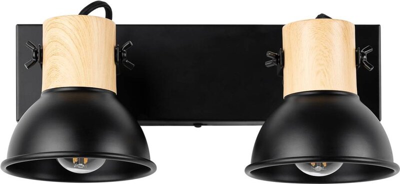 [neuwertig] B-ware Lindby Wandleuchte Strahler Lampe Schwarz Zweiflammig Led Für Wohnzimmer Küche