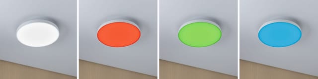 Paulmann - Led Deckenleuchte Velora 16,5w Rgb Weiß Kunststoff Deckenlampen & Kronleuchter