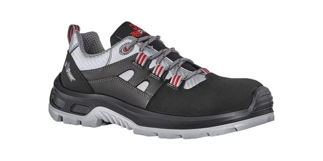 Sicherheitsschuh Corner Gr.47 Schwarz/grau/rot Leder S3 Src En20345 U.power