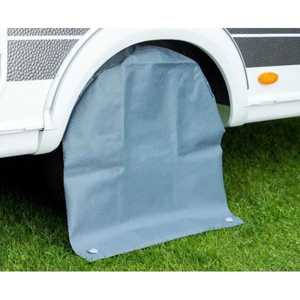Cartrend - Caravan Radschutzhülle Bis 15 - Schwarz