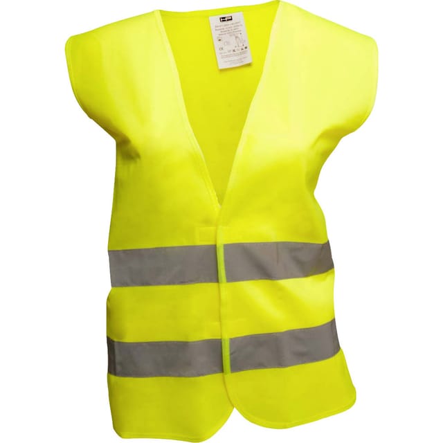 10472 Warnweste Neongelb Größe Xl Warnweste Pkw, Lkw, Stapler, Motorrad, Erwachsene, - Hp Autozubehör