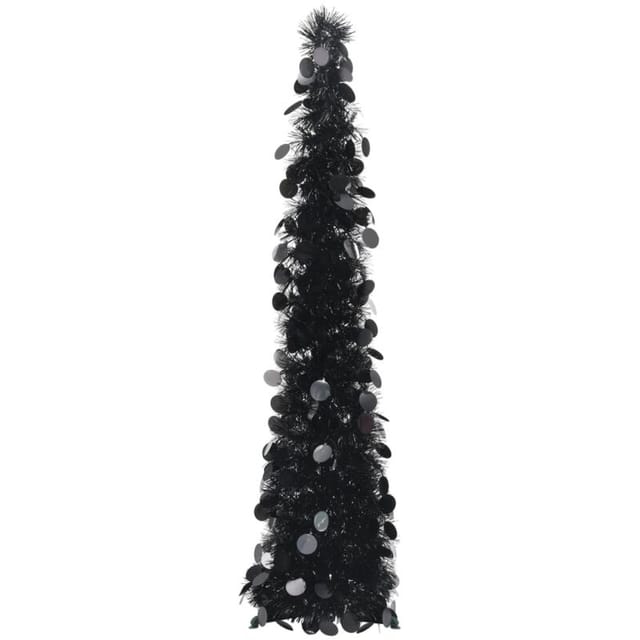 Künstlicher Pop-up-weihnachtsbaum Schwarz 120 Cm Pet Vidaxl