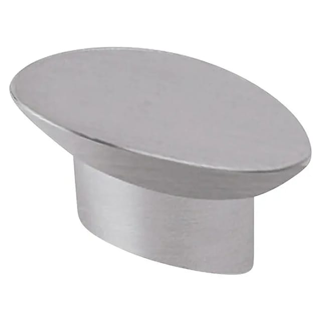 10 Zamak-knöpfe 41x20 Chrom Matt Ref 7-743 33