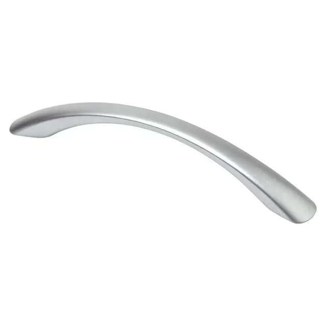 Griff Für Möbel Zeitgenössischer Stil Aus Aluminium Mattes Chrom-finish Abstand Zwischen Den Punkten: 128 Mm Maße 1651830mm Verschraubtes Befestigungssystem Inklusive M4-schrauben 1 Einheit