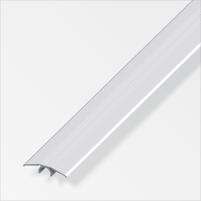 Alfer Übergangs-profil 2 M, 33 Mm Aluminium Eloxiert Silber Übergangsprofil