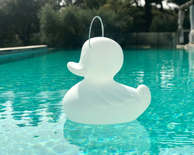Duck-duck Lamp (xl) Weiß By Goodnight Light Akku-led Lampe
