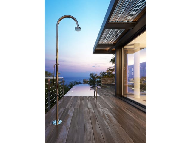 Pooldusche Origo C50.e Mit Handbrause Montage Am Boden - Fontealta