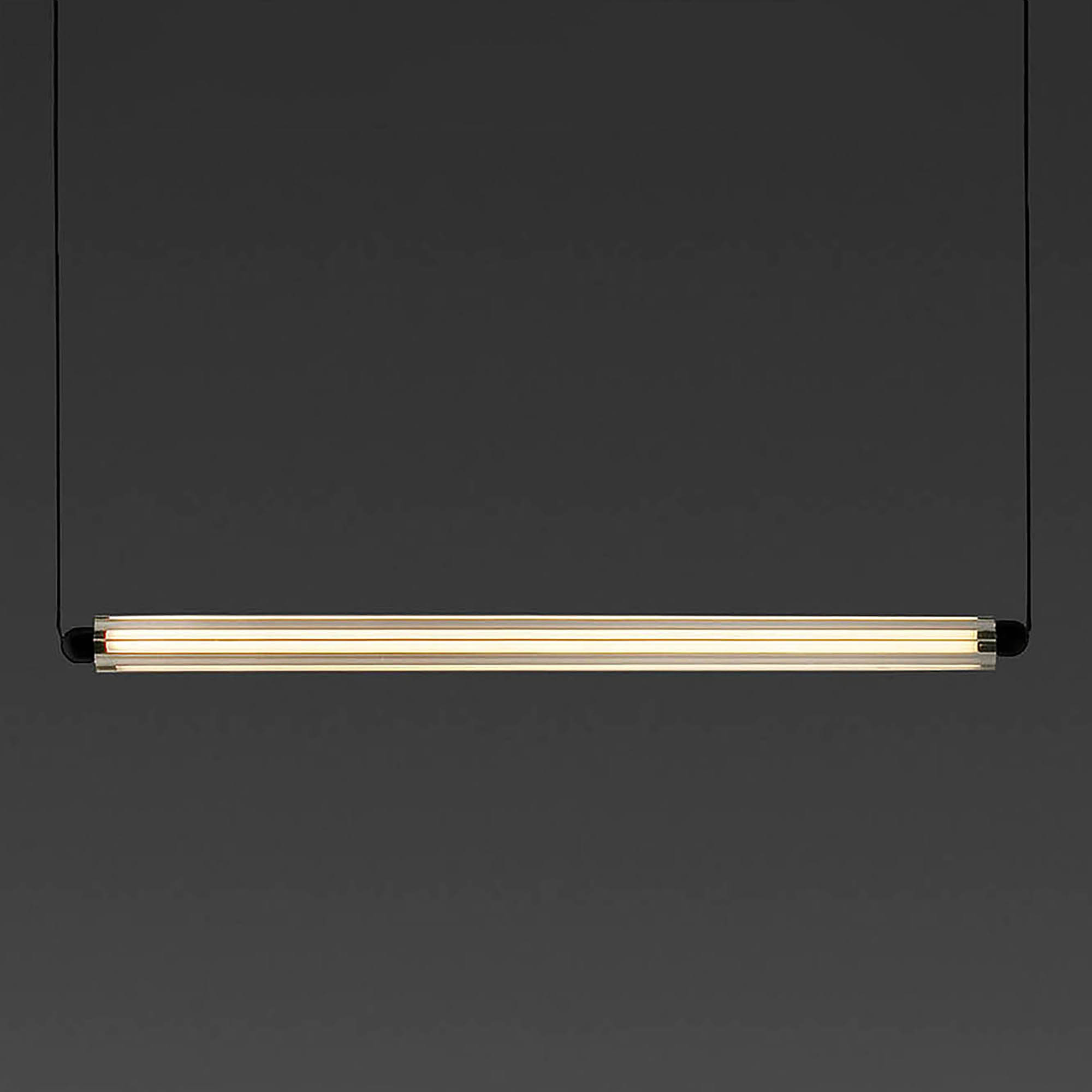 Lumina 600 1l Sospensione Orizzontale Nera 12w 2700k