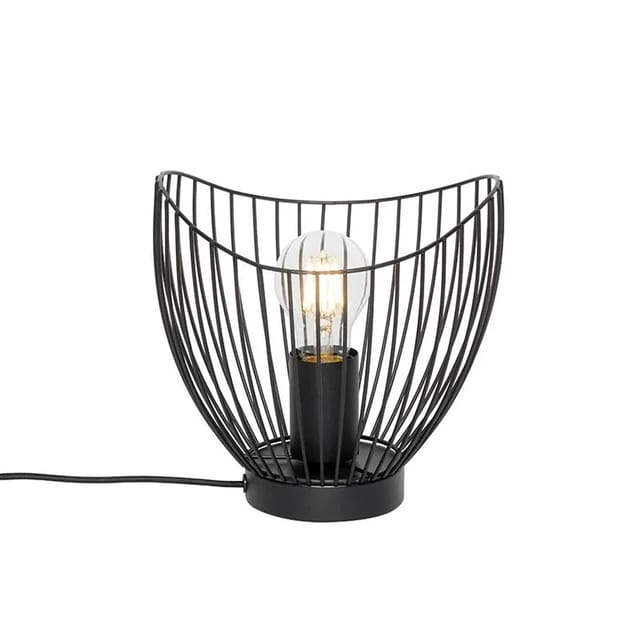 Moderne Tischlampe Schwarz 20 Cm - Pua