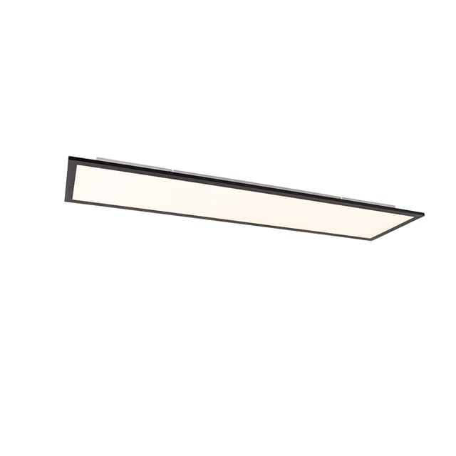 Modernes Led-panel Schwarz 120 Cm Inkl. Led Dim To Warm - Liv