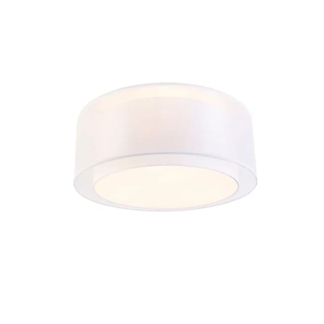 Moderne Deckenleuchte Weiß 50 Cm 3-flammig - Drum Duo