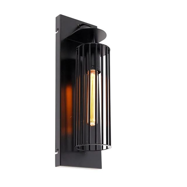 Moderne Wandleuchte Schwarz Draht - Balenco Wazo