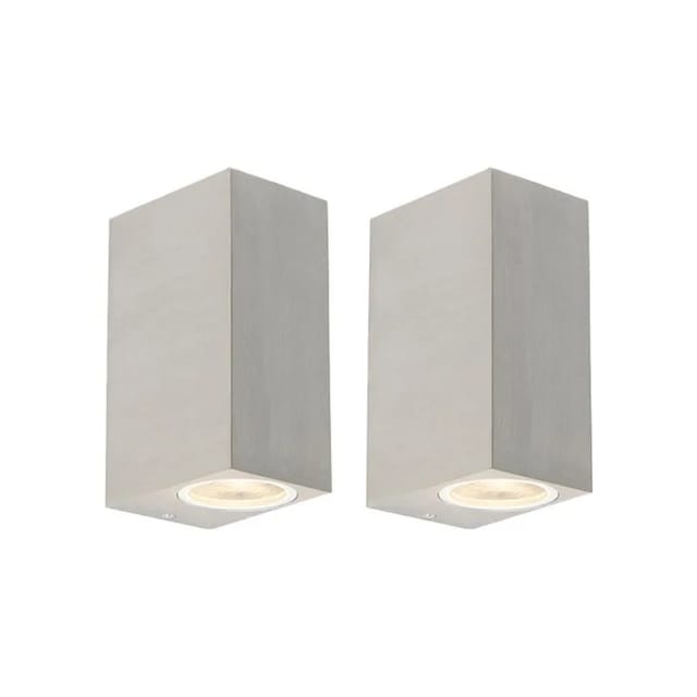2er Set Moderne Wandleuchten Stahl Ip44 - Baleno Ii