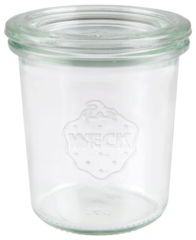Sturzglas Inhalt 140 Ml, Zum Einkochen Backofengeeignet 12 Stück - Weck
