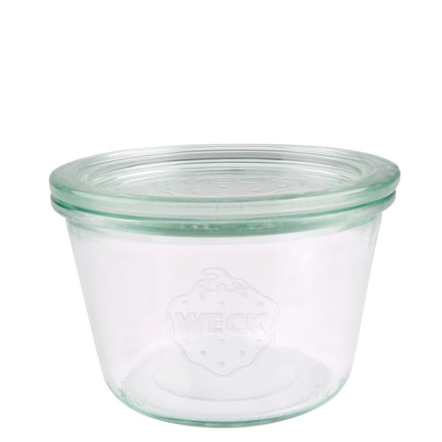 Weck - Einkochgläser 250ml 3 Stk Rundrand Sturzform Ein Gläser Dessertgläser