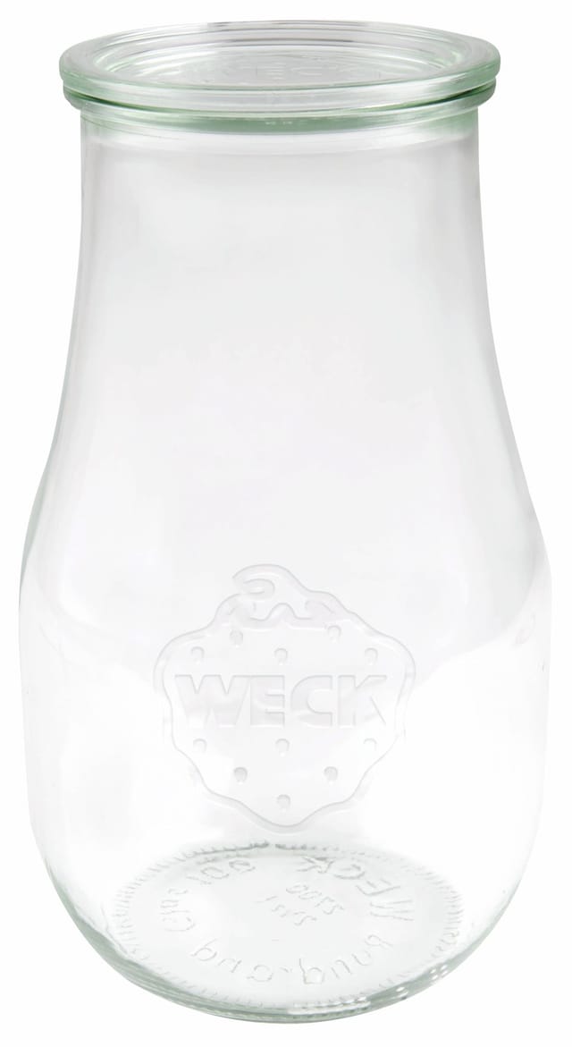 Weck Einkochgläser Tulpenform 2,5 L, Einweckgläser, Rundrandglas Mit Deckel