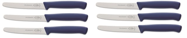 F. Dick Prodynamic Allzweckmesser-set 6-tlg. Mit Wellenschliff Küchenmesser Blau