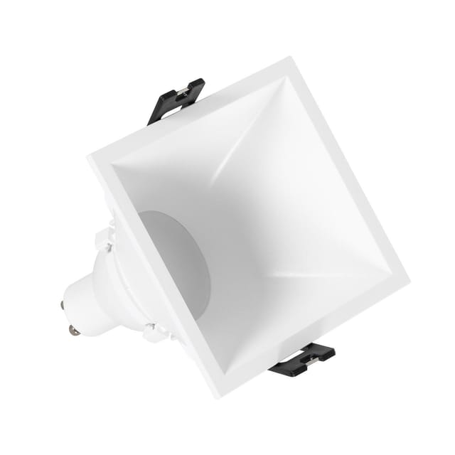 Downlight Einbaustrahler Eckig 45º Gu10 6w Schnitt 85x85 Mm Niedriger Ugr Pc No Flicker 6500k Weiß Kaltweiß