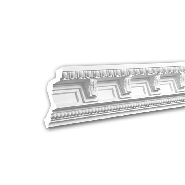 Profhome Decor - Eckleiste Profhome 150169f Zierleiste Flexible Leiste Stuckleiste Zeitloses Klassisches Design Weiß 2 M
