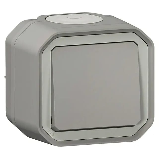Legrand Plexo 10ax Wasserdichter Schalter Grau