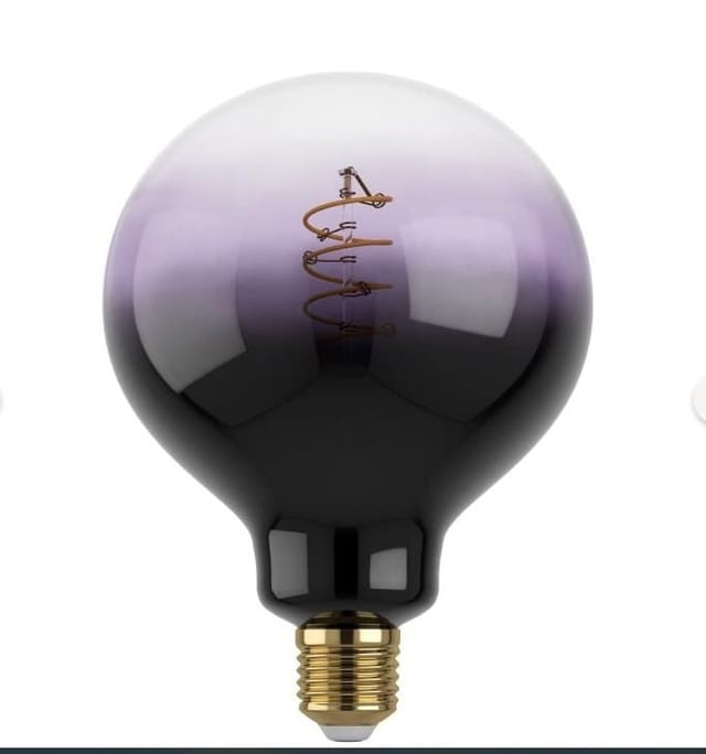 Eglo - Led Globe G125 E27 4w Schwarz-violett Leuchtmittel