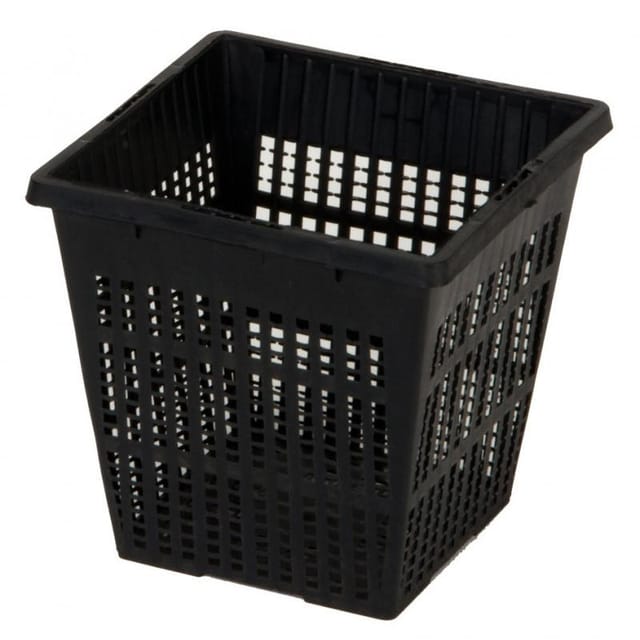 Velda Pflanzkorb Plantmand Kunststoff Schwarz Eckig 11 X 11 Cm 141002