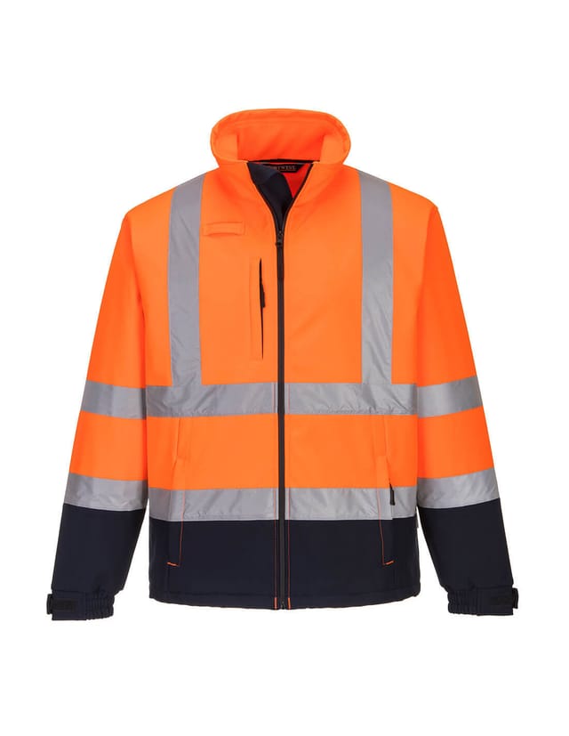 Softshell Bicolore (3 Schichten) Farbe: Orange/marine Größe L - Portwest