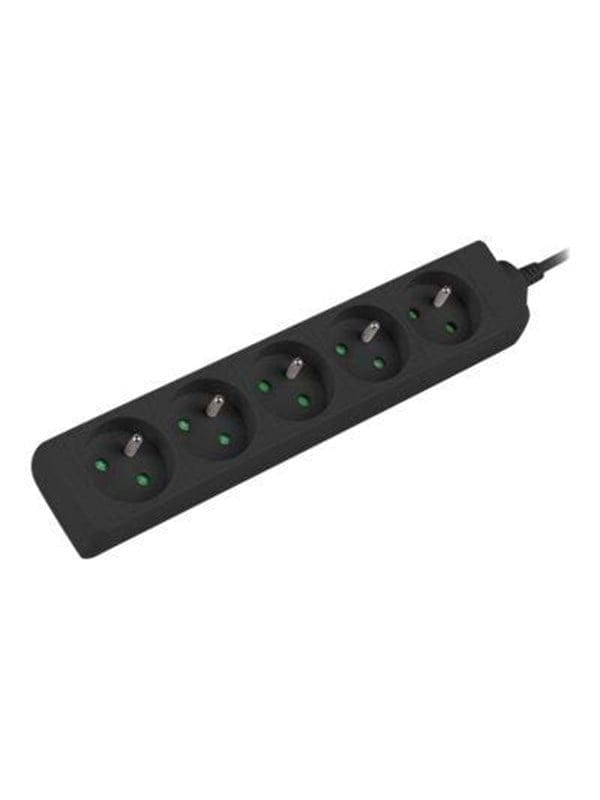 Lanberg Verlängerungsleiste 3 M Schwarz 5x 230v Pl, Kabel Aus Massivem Kupfer