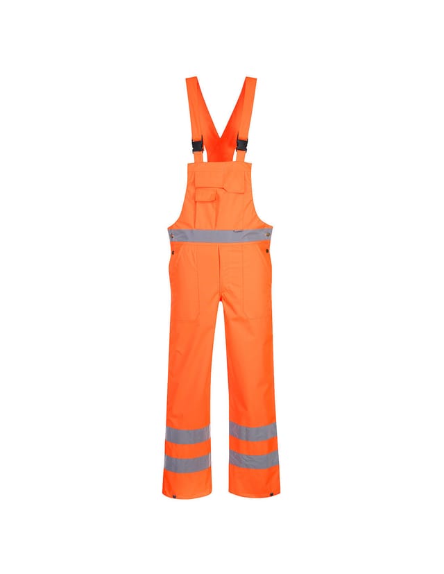 Hi-vis Trägerhose Ohne Futter Orange 3xl