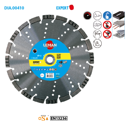 Diamantscheibe Asphalt Beton Expert 350 Bohrung 25,4 St. 3,2mm