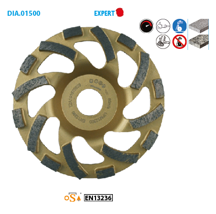 Diamantplatte Aus Beton Expert Ø 180 Mm