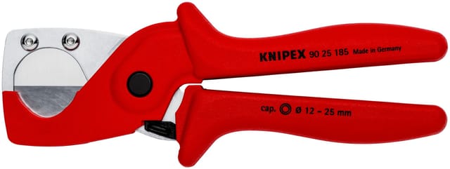 Knipex 90 25 185 Sb Rohrschneider Für Kunststoff-verbundrohre Aus Zähem, Glasfaserverstärktem Kunststoff 185 Mm