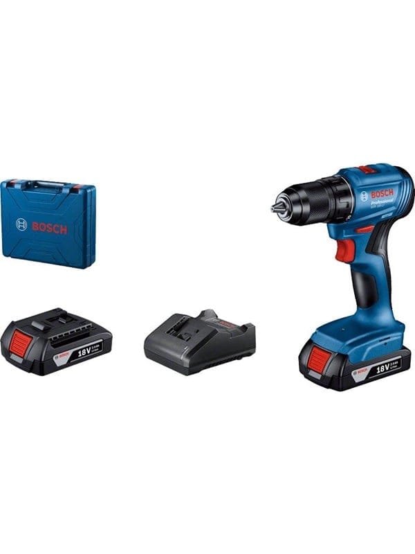 Bohr- Und Schraubmaschine Mit Bosch Gsr 185-li 2 Ah Akku