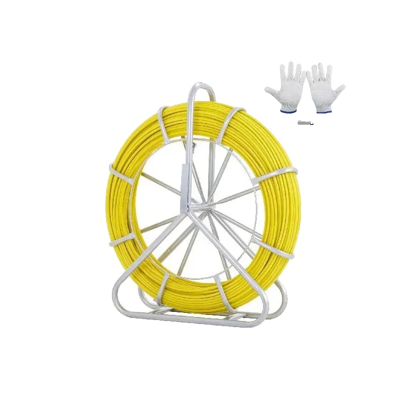 Einziehband, 150 Meter Lang, Robuste Fiberglaskonstruktion, Weiss
